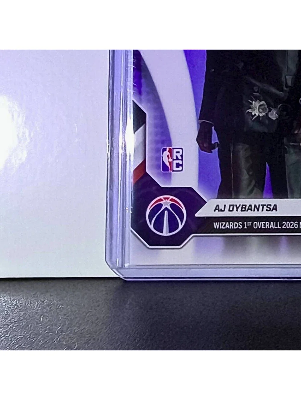 AJ Dybantsa Rookie 2026-27 Topps NBA Draft Night #ADYB Card Wizards